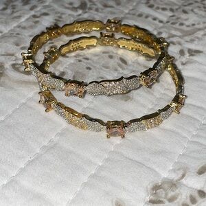 Gold & silver Bracelet/Bangles